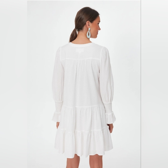 NWT White Swiss Dot Kenzo Dress Size Medium by Pomander Place - Picture 7 of 12